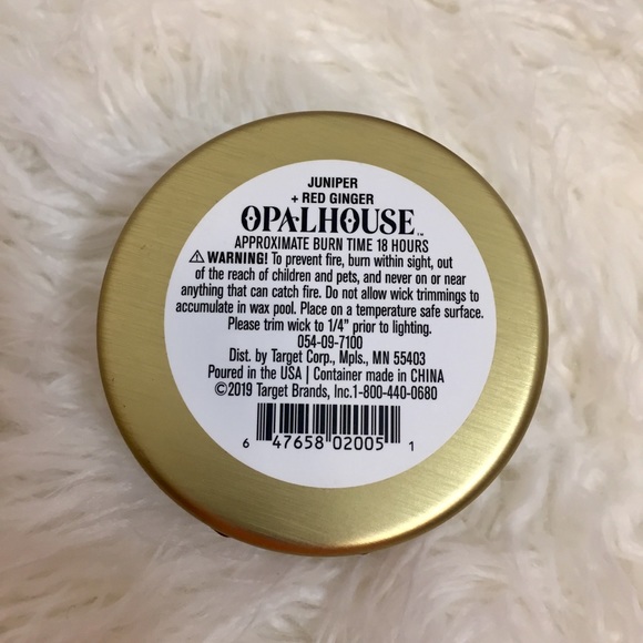 Opalhouse Accents Opalhouse Juniper Red Ginger 4pack Soy Candles